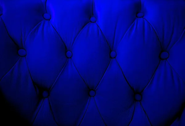 蓝色复古沙发 — 图库照片