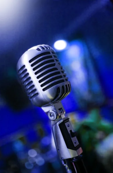 Microfone retro — Fotografia de Stock