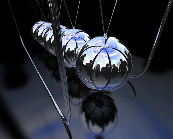 Balancing balls Le berceau de Newton — Photo