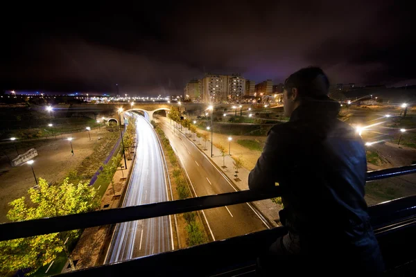 Gece cityscape — Stok fotoğraf