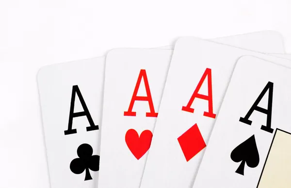 stock image Poker aces.