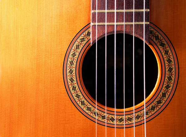 Détail guitare espagnole — Photo