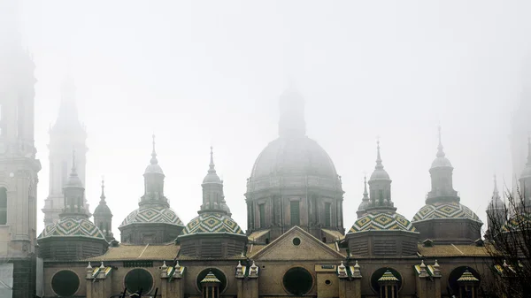 stock image Domes of the Basilica del Pilar,zaragoza