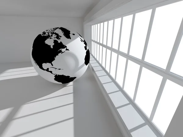 Mapa světa globe — Stock fotografie