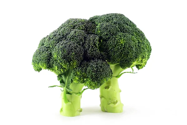 Ripe Broccoli Isolated on White — Stock Photo, Image