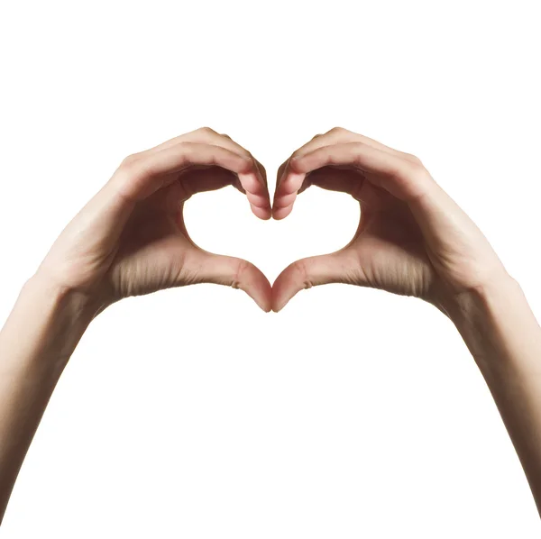stock image Heart made from hands