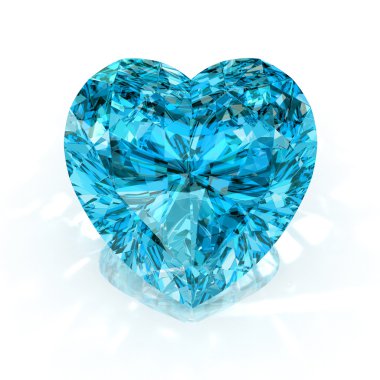 Heart shape diamond clipart