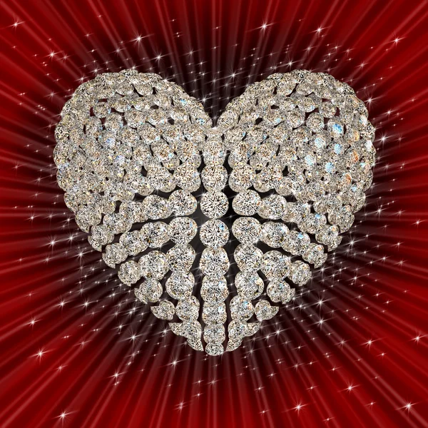 Του διαμάντι καρδιά — Φωτογραφία Αρχείου