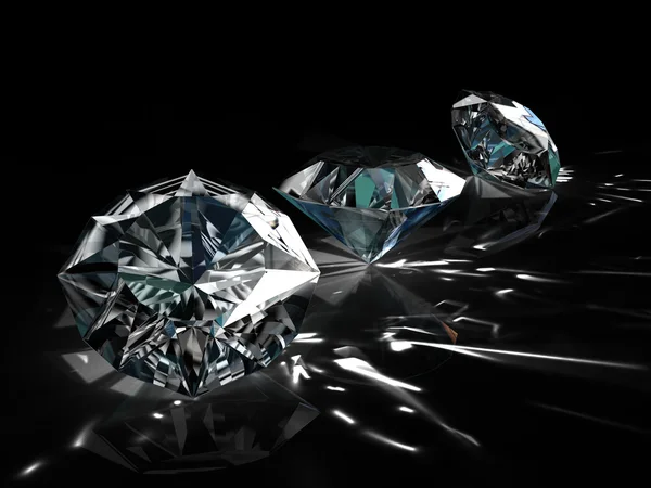 Діаманти — стокове фото