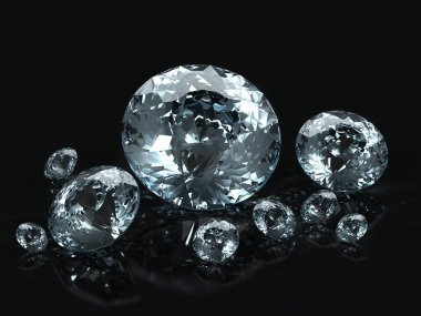 Diamond jewel isolated clipart