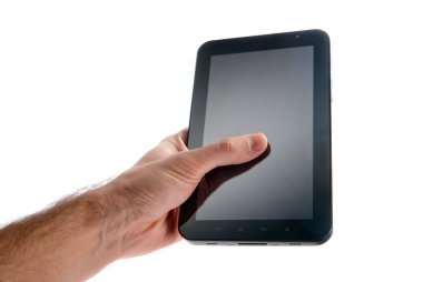 Electronic tablet clipart