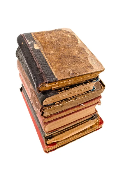 Παλιά Βιβλία Αντίκες Από Την Γρατζουνίζει Και Γρατσουνιές — Φωτογραφία Αρχείου