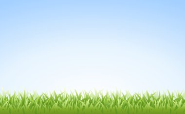 Grass and Sky (Seamless) clipart