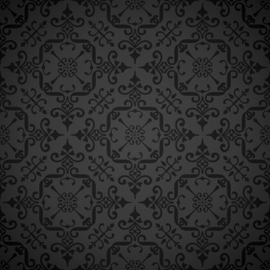 Seamless ornate elegant wallpaper background clipart