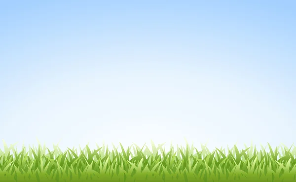 Grass and Sky (Seamless) — Stock Vector