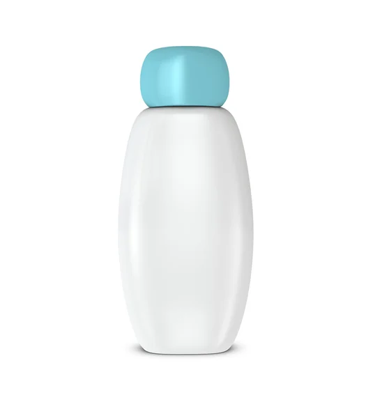 stock image White shampoo bottle