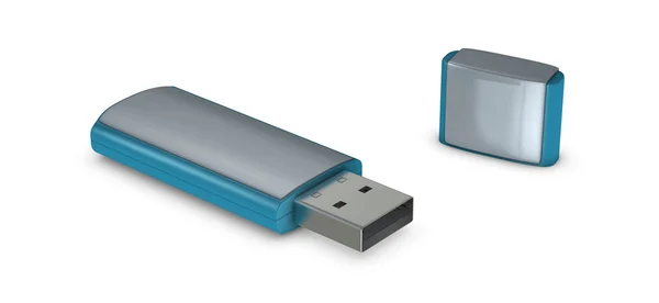 Uma chave USB — Fotografia de Stock