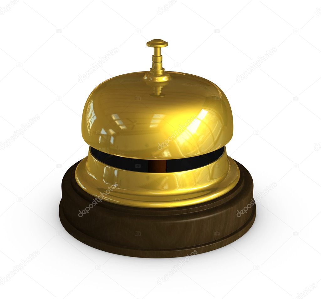 Reception golden bell