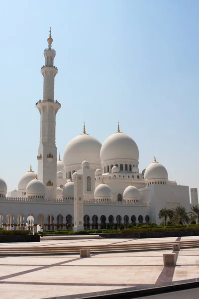 Sheikh zayed moskee zijaanzicht — Stockfoto