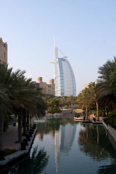 Dubai resort and burj al arab — Stock Photo, Image