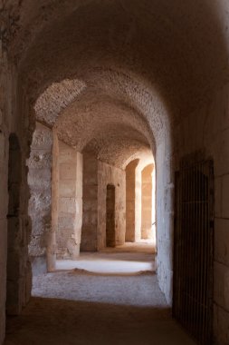 The Roman Amphitheatre of El Jem Tunisia clipart