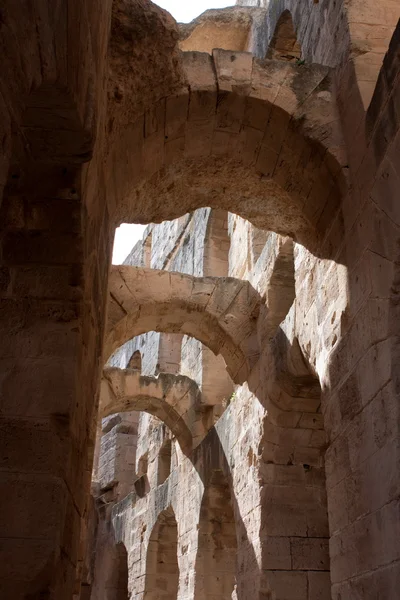 El Anfiteatro Romano de El Jem — Foto de Stock