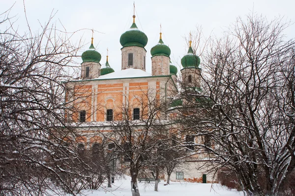 Ουσπένσκι Καθεδρικός Ναός Goritsky Μοναστήρι Της Κοιμήσεως Pereslavl Zalessky — Φωτογραφία Αρχείου