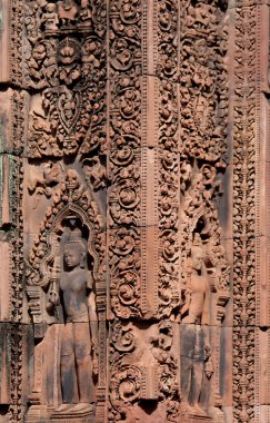 banteay srei Tapınağı - angkor wat kalıntıları, Kamboçya