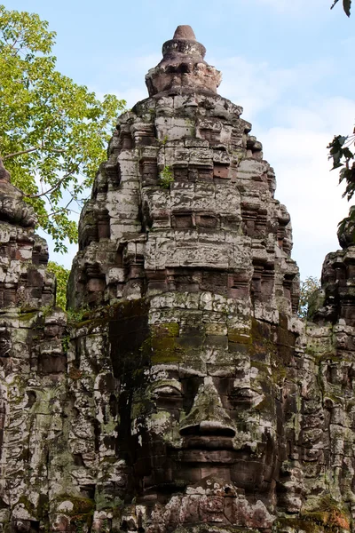 Fragment Angkor Thom Temple Cambodia Unesco World Heritage Site Built — Stock Photo, Image