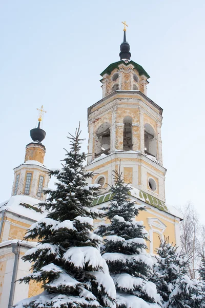 Nikolo Kremlevskaya Kościoła Vladimir Zimą Rosja — Zdjęcie stockowe