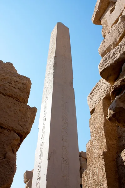 Obelisco do Templo de Karnak — Fotografia de Stock