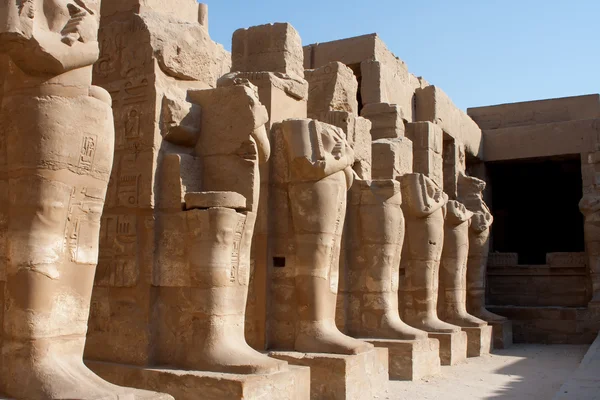 Starożytnej Świątyni Karnak Luksorze Egipcie — Zdjęcie stockowe