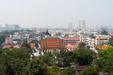 Şehir bangkok Tayland üzerinden bir görünüm