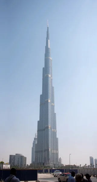 迪拜哈利法塔的世界最高的建筑之一 — 图库照片