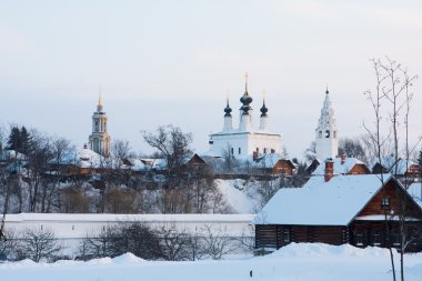 View of the Ancient Churches. Suzdal. clipart