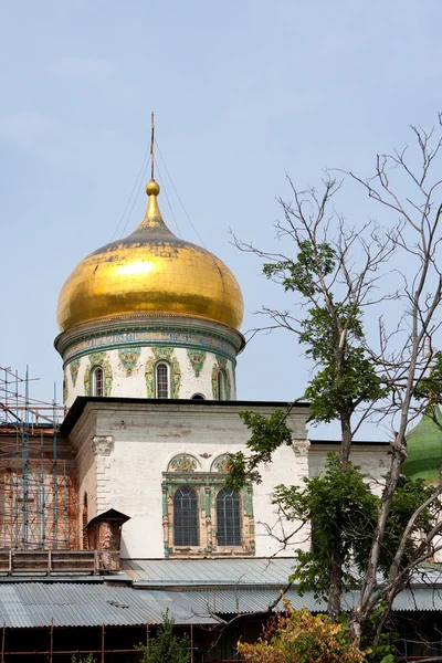 新しいエルサレム修道院 - ロシアのキューポラ — ストック写真