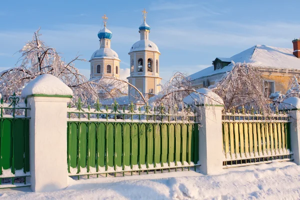 Rysk ortodox kyrka. — Stockfoto