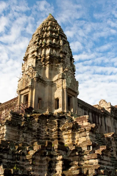 Centrale toren angkor wat tempel — Stockfoto