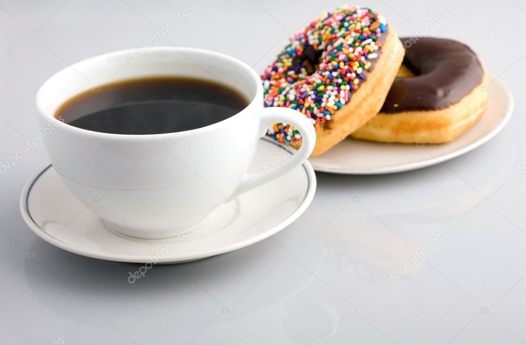 Coffee and donuts — Stock Photo © markhayes #4442337