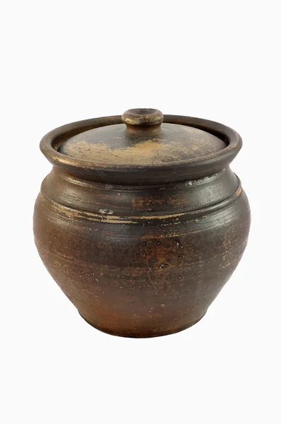 Clay pot closed — Stock Photo, Image