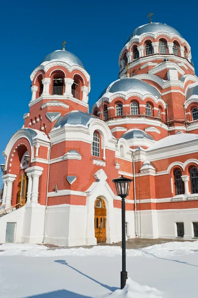 stock image Red cathedral Sormovo