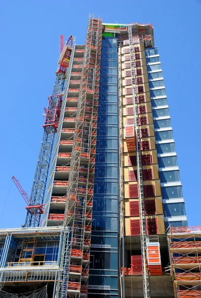 Строительство высотных зданий в Солт-Лейк-Сити — стоковое фото