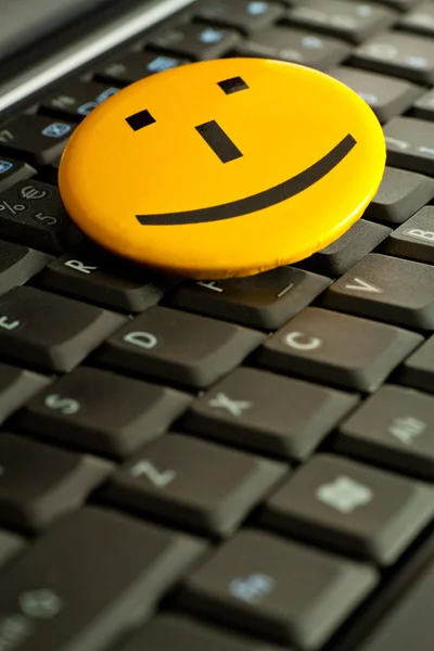 Emoticon sorriso — Fotografia de Stock