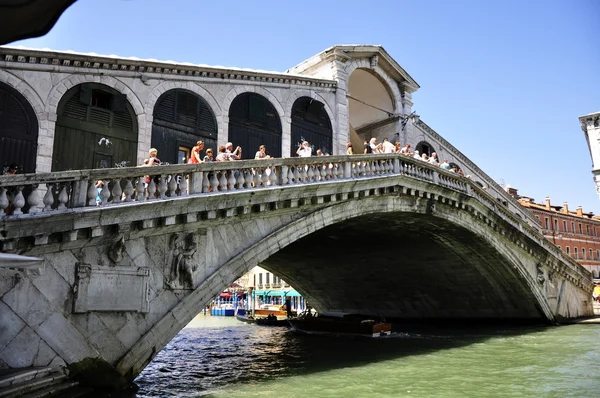 Puente de Rialto de Venecia Stockbild