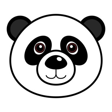 Cute Panda Vector clipart