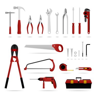 Set of Hardware Tool clipart