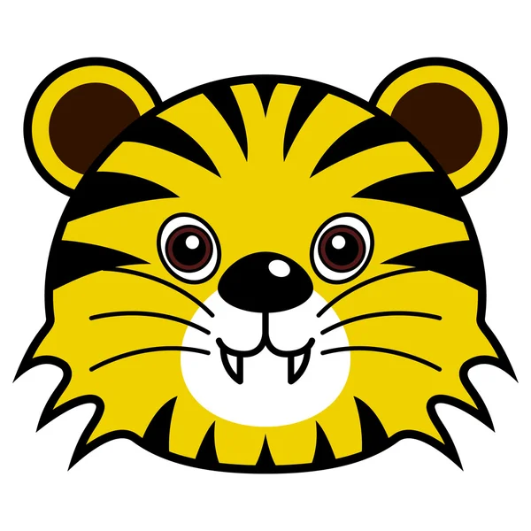 Vector de tigre lindo — Archivo Imágenes Vectoriales