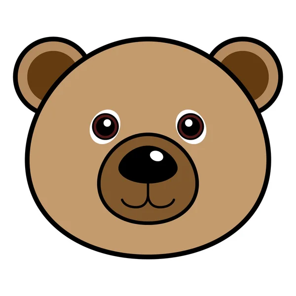 Urso bonito Vector — Vetor de Stock