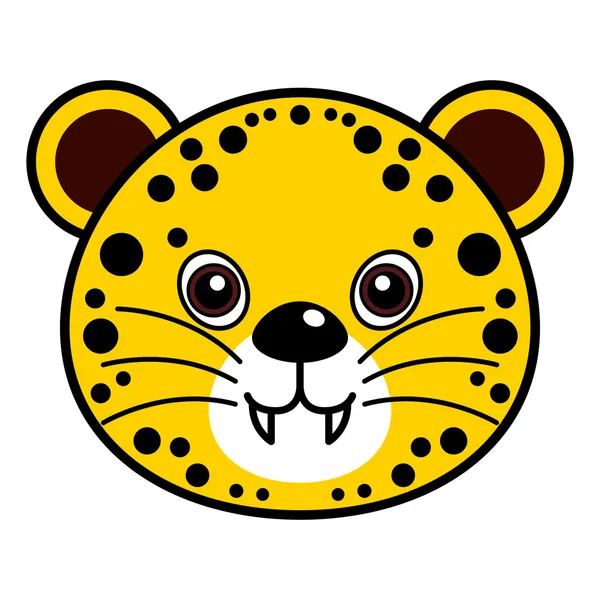 Niedlicher Geparden-Vektor — Stockvektor