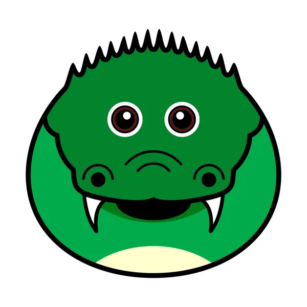 Cute Crocodile Vector — Stock Vector
